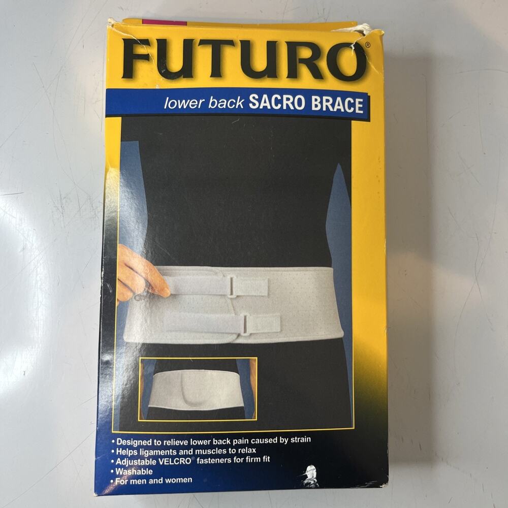 3M Futuro Back Support Brace L/XL – Adjustable Lumbar Belt for Lower Back Pain